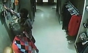 Cameras catching thieves in women's wear